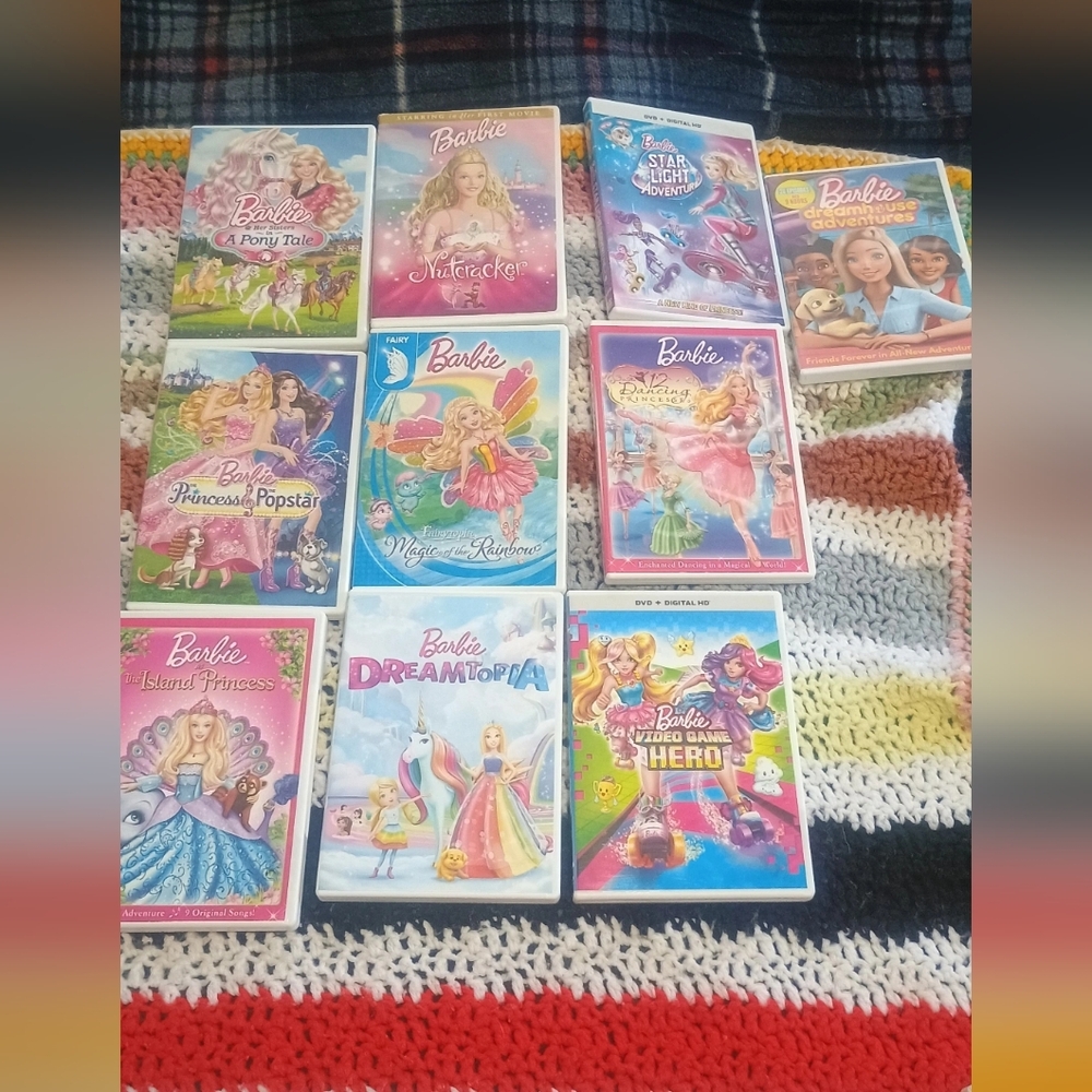 FOR KELLY Barbie Colorful DVD Collection